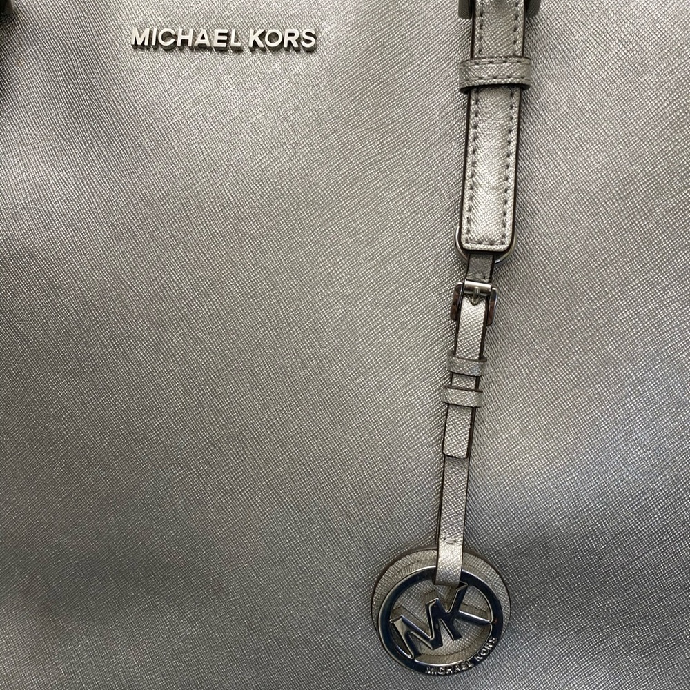 Michael Kors silver tote